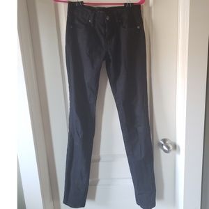 BCBG black denim pants 2 way skinny & flare